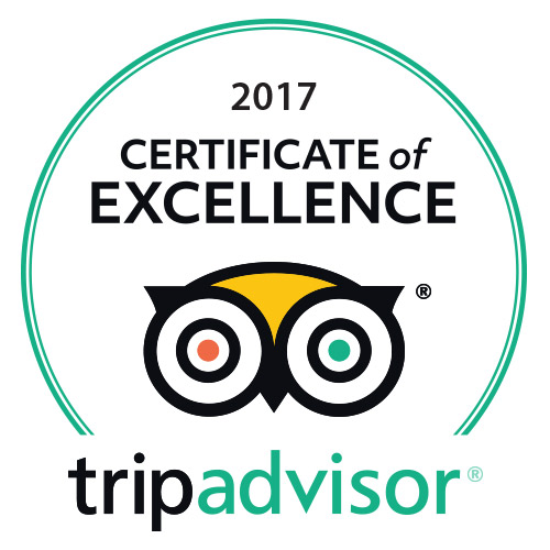 Tripadvisor Certificate of Excellence 2017